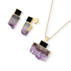 CONJUNTO ENCANTO SUBLIME GEODO NATURAL E FRAGMENTOS
